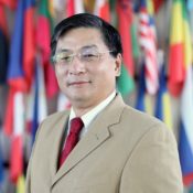 Dr. Weixi Gong of United Nations Industrial Development Organization speaking at AFSIC 2023 - Investing in Africa